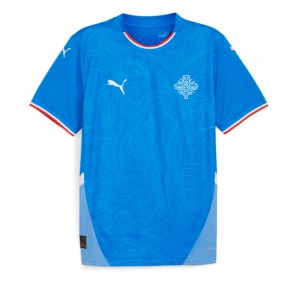 Iceland Replica Home Stadium Shirt 2024 Short Sleeve